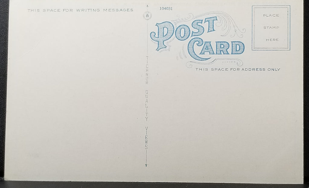 Lake George Adirondacks NY Postcard Railroad Station Depot And Steamboat Landing NM