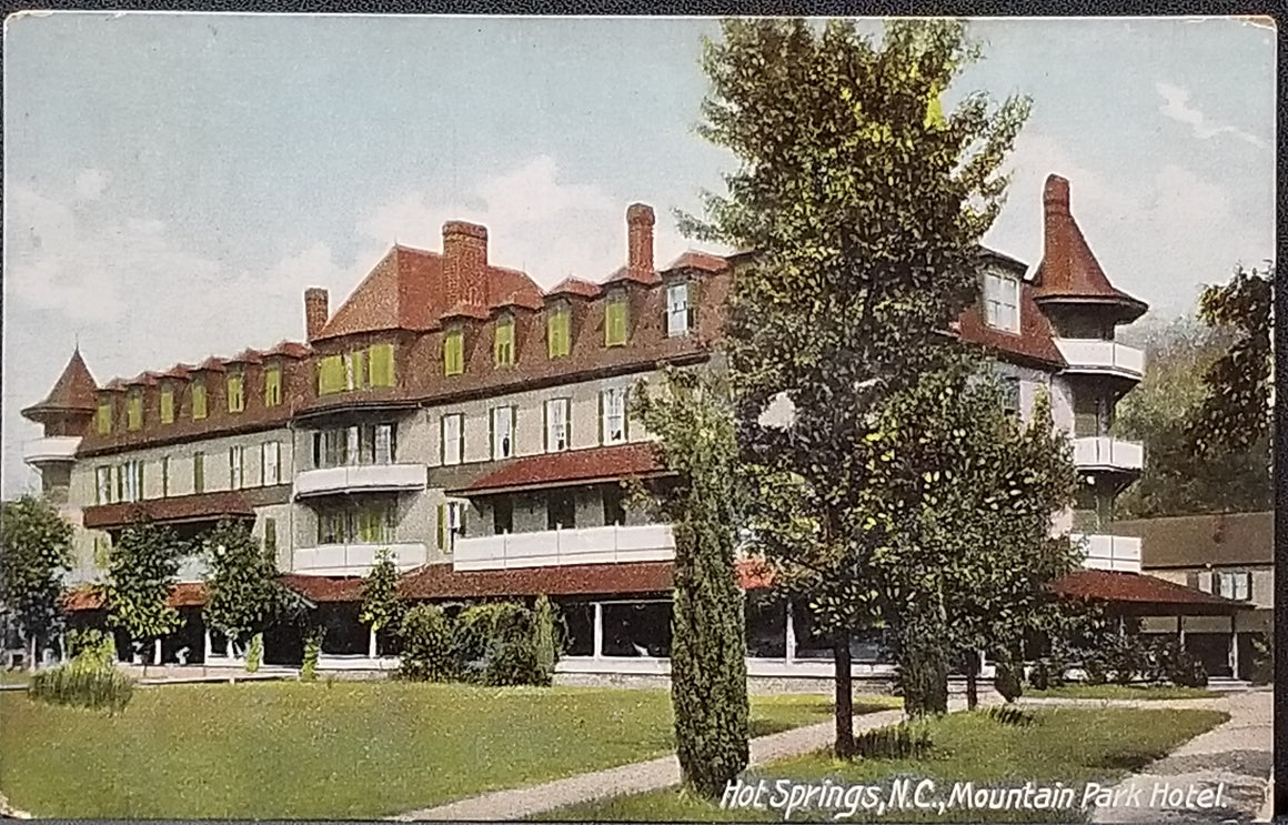 Hot Springs NC North Carolina Mountain Park Hotel 1910