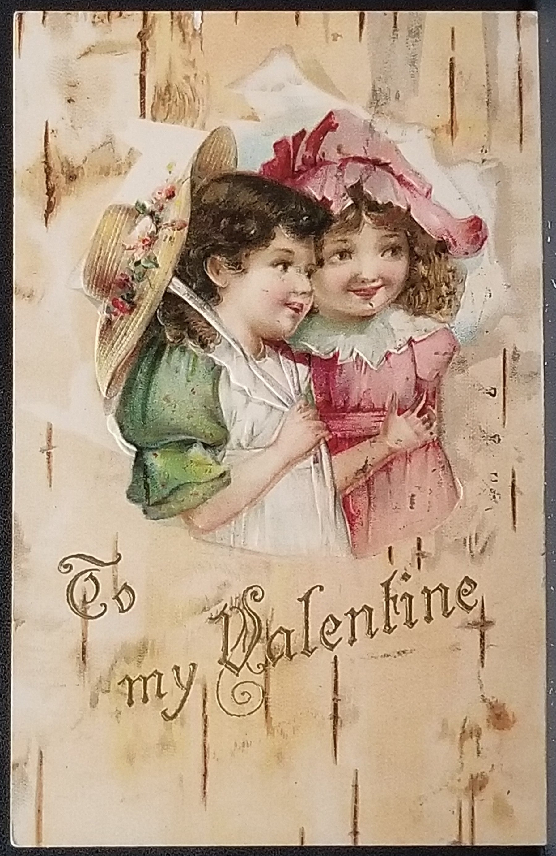 Victorian Boy Valentine Postcard - The Old Design Shop