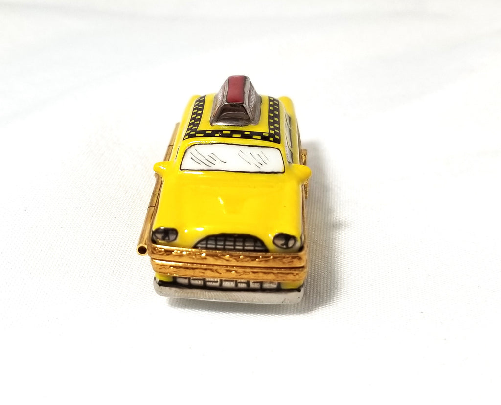New York Yellow Taxi Cab Limoges Artoria Limited Production Trinket Box