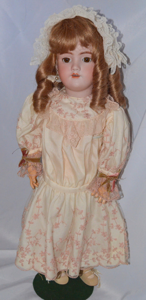 Handwerck 28" Doll 119 Bisque Head w/ Stamped Composition Body