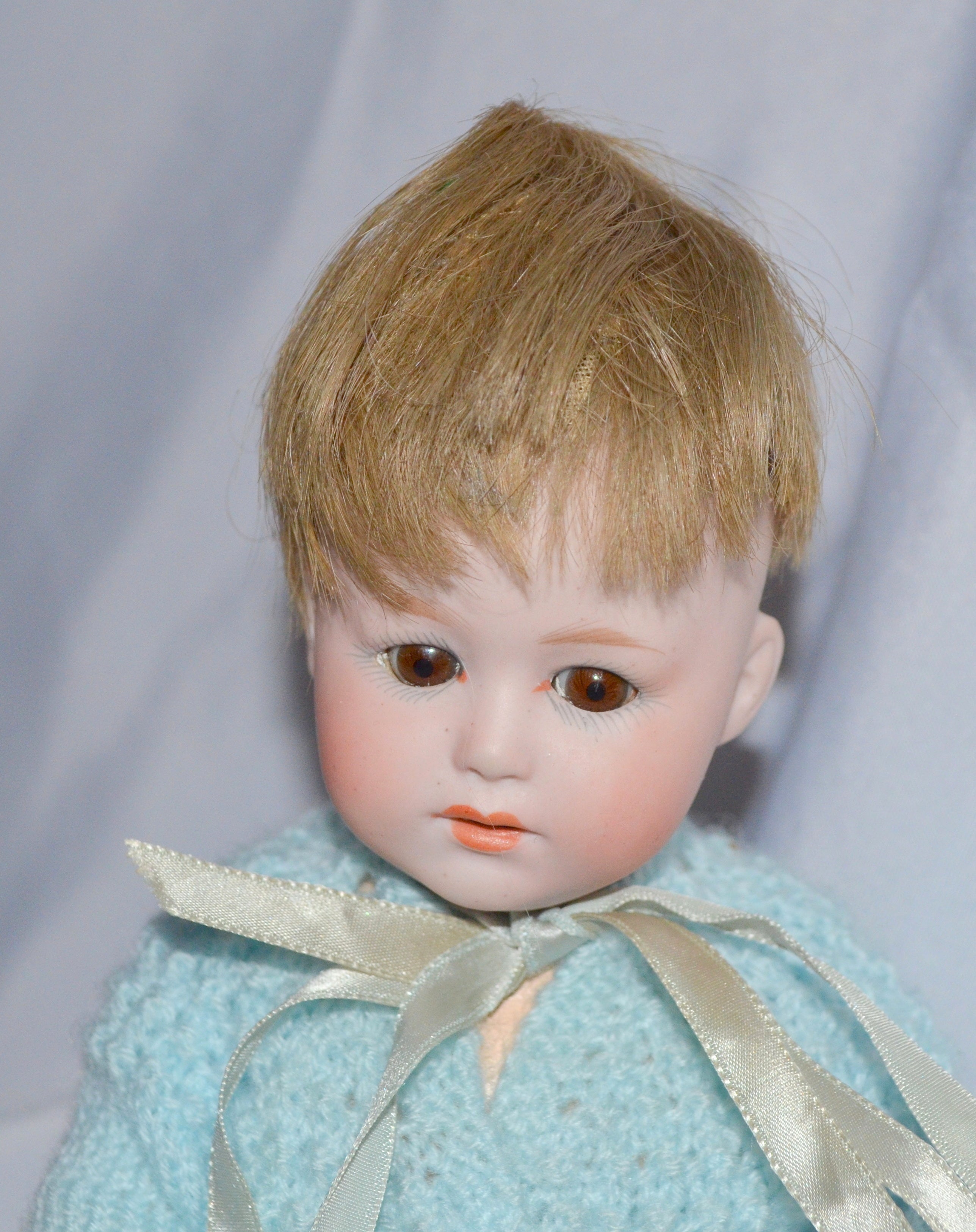 Rare Antique German Bisque Character Baby Doll 10532 Gebruder Heubach 11