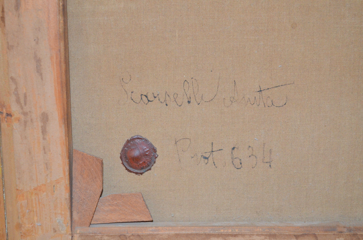 Self Portrait with a Hat Peter Paul Rubens After Rubens Oil Painting on Canvas UFFIZI Wax Seal