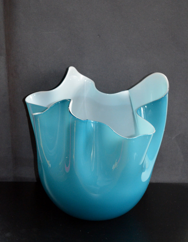 Venini Italian Art Glass “Fazzoletto” Handkerchief Vase Fulvio Bianconi Design