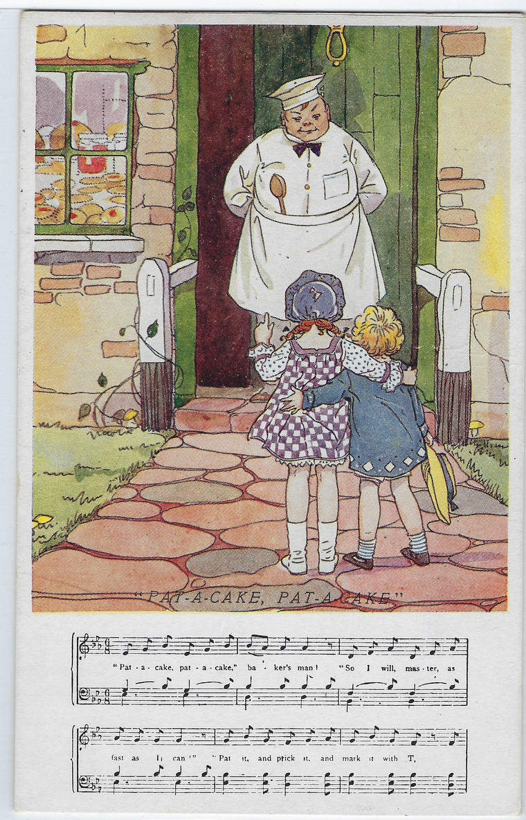 Pat a Cake Pat a Cake English Nursery Rhymes Postcard Series 45 A&C Black Publishing