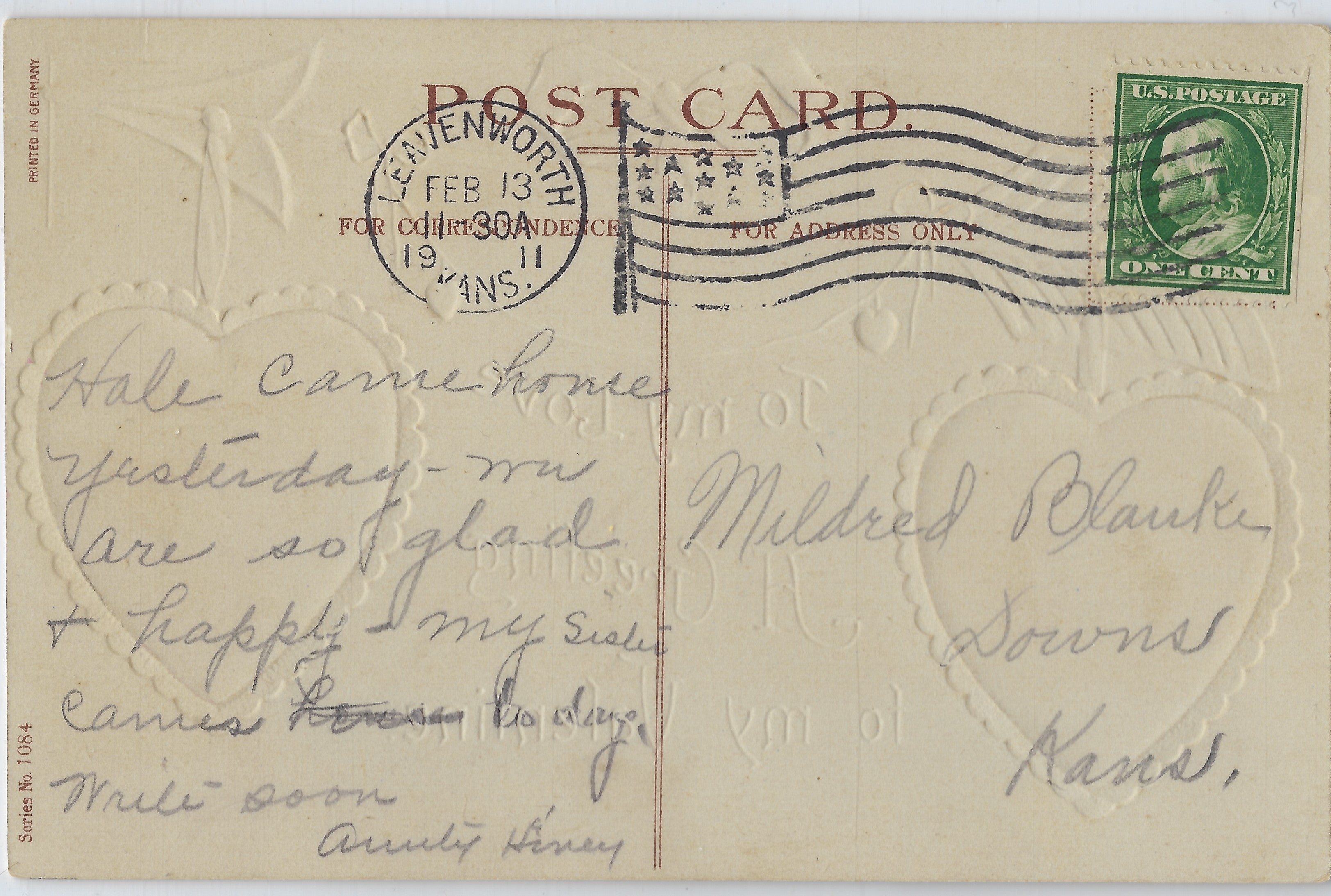 German Vintage Envelopes (front and backs)