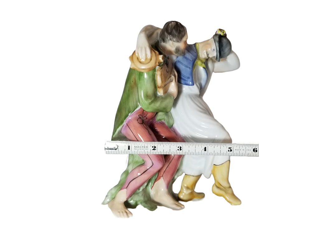 Herend Porcelain Figurine #5512 Hungarian Dancing Men Drunk Pals Musicians