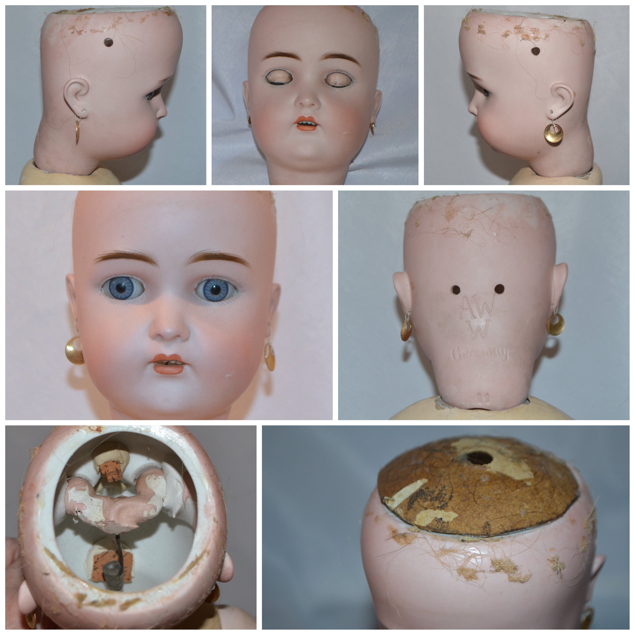 Antique German Doll Bisque Head & Composition Child Adolf Wislizenus A -  ChristiesCurios