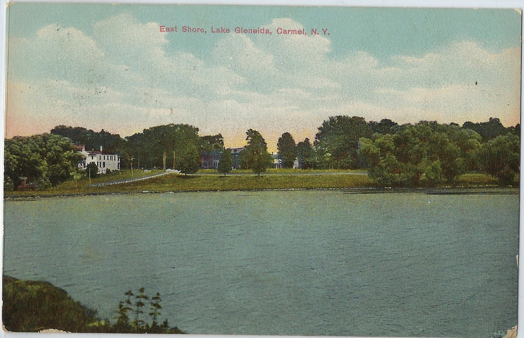 Carmel NY East Shore Lake Gleneida No 2439 Postcard