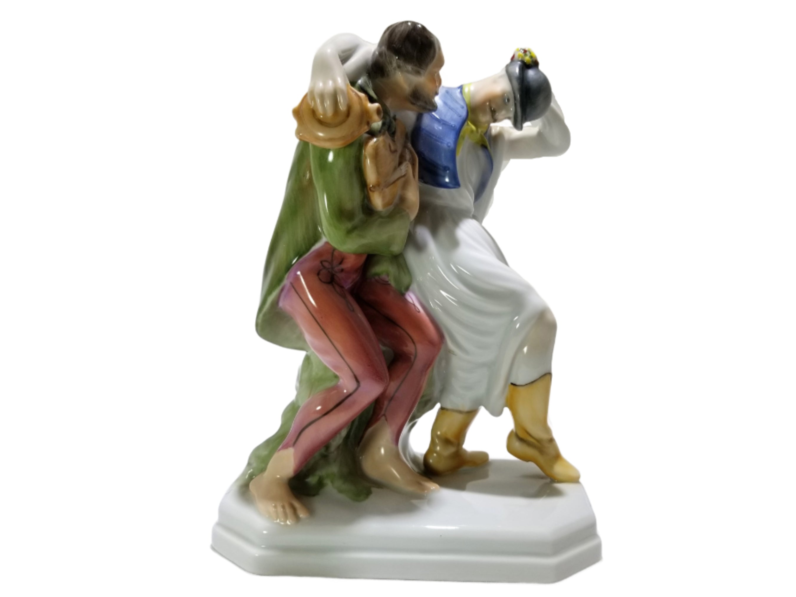 HERENDの民族衣装の陶器人形 ３体おまとめ　Hungary おまけあります。 Herend Porcelain Figurine #5512 Hungarian Dancing Men Pals
