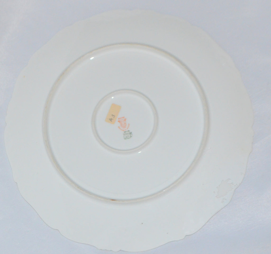 LIMOGES French Porcelain Center Serving Dish Pudding Bowl & Under Plate