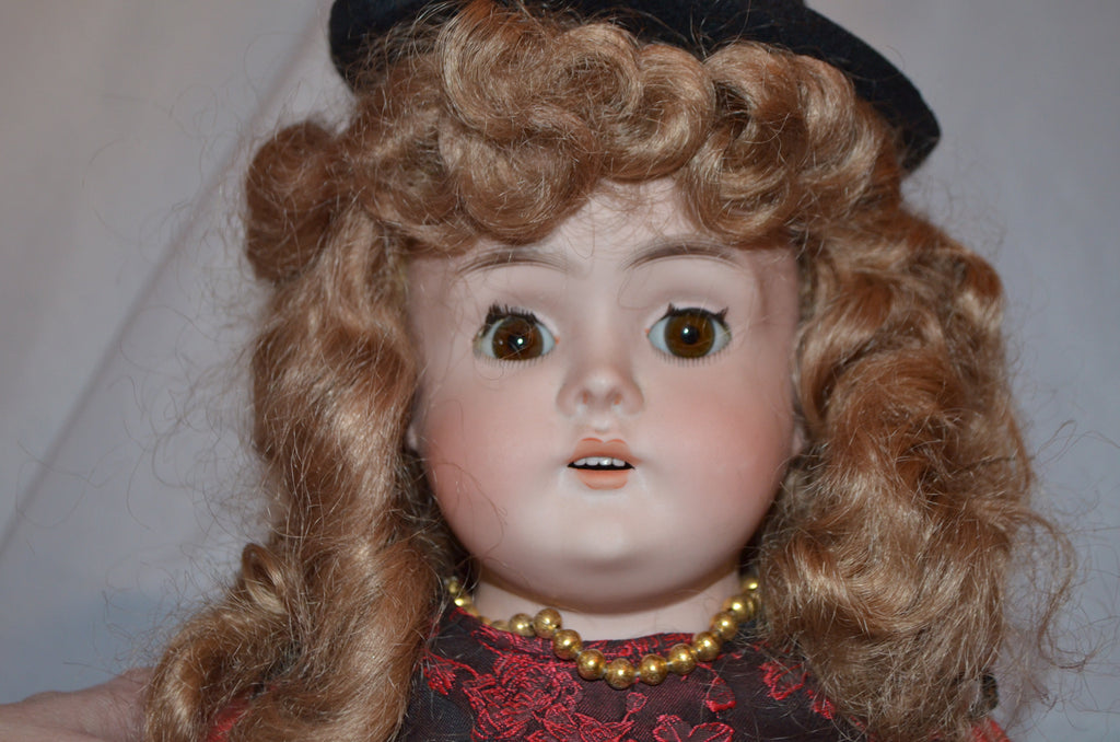 C.M. Bergmann Columbia Doll 22" Armand Marsielle Bisque Head