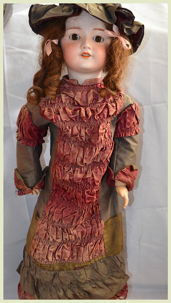 SOLD Antique SFBJ 301 French Bisque Doll, 22 IN, Antique French Doll PARIS