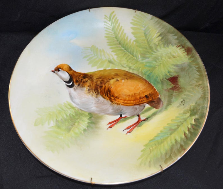 Limoges Game Bird Charger Plate