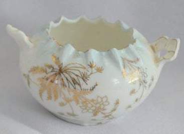 Ornate RS Prussia Porcelain Open Sugar Bowl Early Years Art Nouveau Period