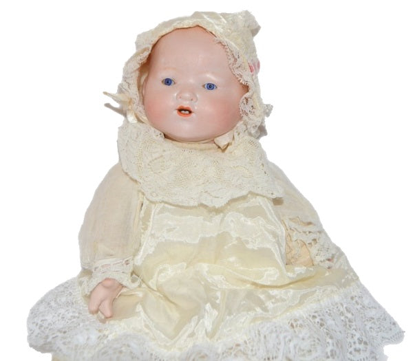 German Bisque Doll Heinrich Handwerck Simon Halbig 99 DEP Brown Sleep -  ChristiesCurios
