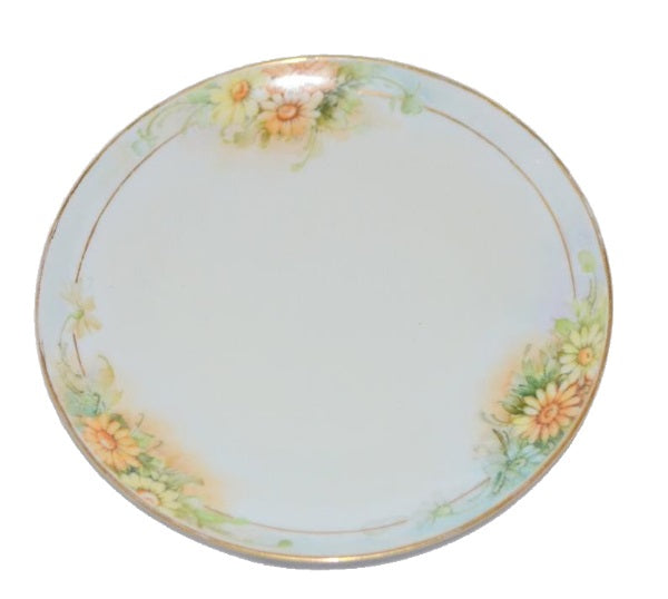 Thomas Sevres Porcelain Cabinet Plate Signed Darling Hand Painted Daisies