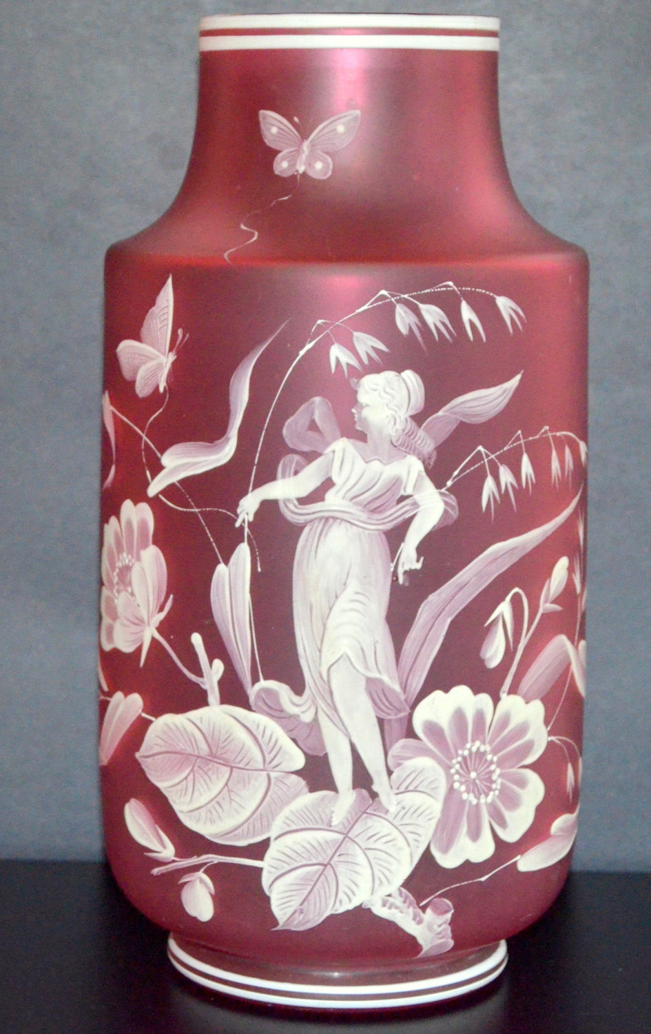 bohemian cameo glass vase