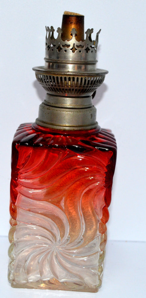 Baccarat Rubina Art Glass Lamp