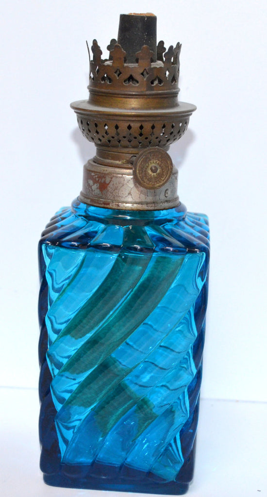Baccarat Peacock Blue Lamp