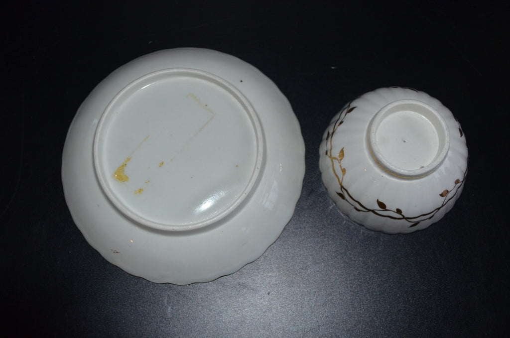 Worcester Tea Bowl & Saucer 18th Century English Porcelain Flight Barr Period