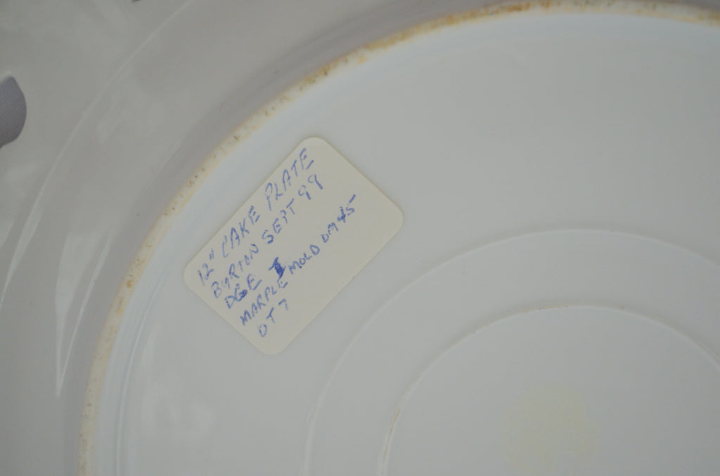 Prussia Porcelain Reticulated Cake Plate Nouveau Period